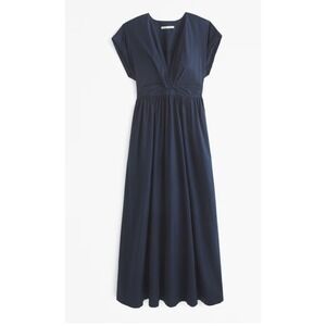 Abercrombie & Fitch Deep Blue Midi Dress